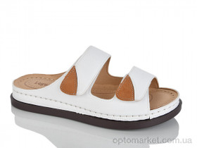 Купить Шльопанці жіночі 602-2 Leguzaza білий
