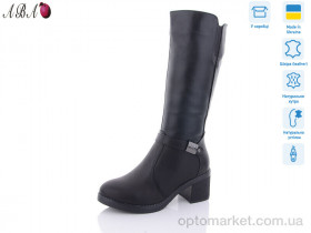 Купить Чоботи жіночі 610 чорний DJUS SHOES чорний