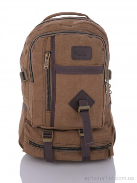 Купить Рюкзак чоловічі 6105 brown Jomolanma коричневий