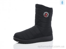 Купить Дутики жіночі 611 Ok Shoes чорний