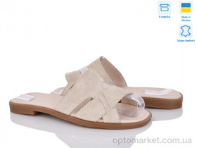 Купить Шльопанці жіночі 629 беж.з. Под заказ G-Aira бежевий