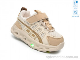 Купить Кросівки дитячі 65044C LED TOM.M бежевий