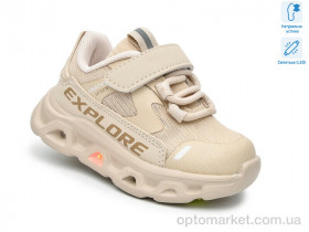 Купить Кросівки дитячі 65048K LED TOM.M бежевий