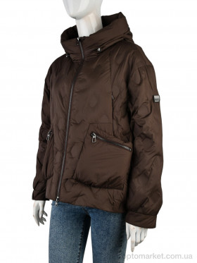 Купить Куртка жіночі 6539-64 brown FineBabyCat коричневий