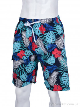 Купить Шорти чоловічі 6605 (08850) blue-green Miaozixin синій