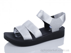 Купить Босоніжки жіночі 6607-3 YAQINIAO срібний