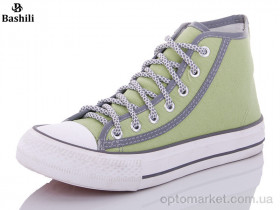 Купить Кеди жіночі 685 green Башили зелений