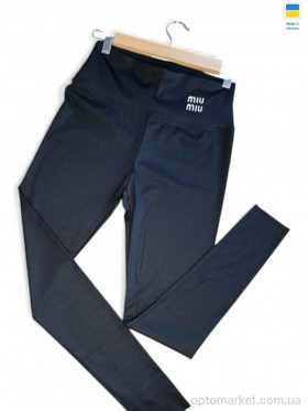 Купить Лосини жіночі 7000-1-1 чорний M.u Miu чорний