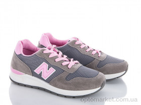 Купить Кросівки жіночі 702 grey-pink Class Shoes сірий