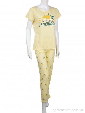 Купить Пижама жіночі 7051 (04072) yellow Cagri жовтий