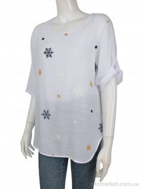 Купить Блуза жіночі 709 (08506) white J.J.F. білий