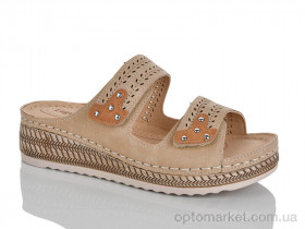 Купить Шльопанці жіночі 713-17 Leguzaza коричневий