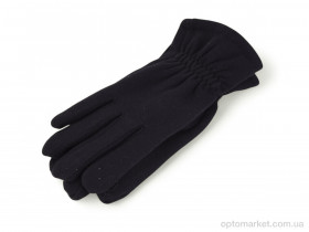 Купить Рукавички чоловічі 72-1 трикотаж black Paidi чорний