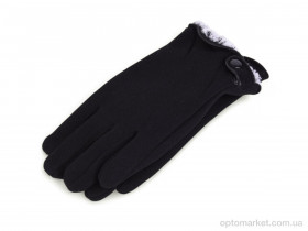 Купить Рукавички чоловічі 72-4 трикотаж black Paidi чорний