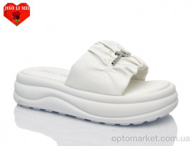 Купить Шльопанці жіночі 722-2 Jiao Li Mei білий