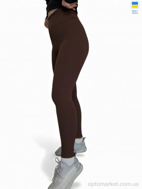 Купить Лосини жіночі 7225 коричневий Sport style коричневий