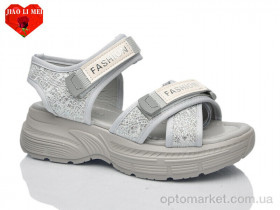Купить Босоніжки жіночі 729-5 Jiao Li Mei сірий