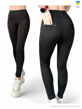 Купить Лосини жіночі 731 чорний дубль Sport style чорний