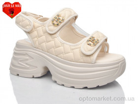 Купить Босоніжки жіночі 751 Jiao Li Mei бежевий