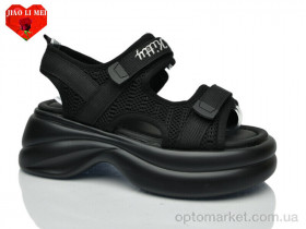 Купить Босоніжки жіночі 765-1 Jiao Li Mei чорний