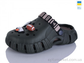 Купить Крокси жіночі 770 підліток хакі-т.беж Gipanis хакі