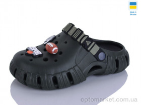 Купить Крокси жіночі 770 піліток хакі-чорний Gipanis хакі