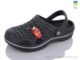 Купить Крокси дитячі 777 чорний Roks чорний