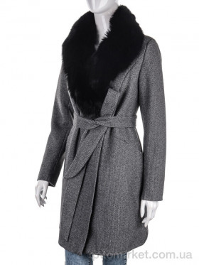 Купить Пальто жіночі 777 grey Romantic сірий