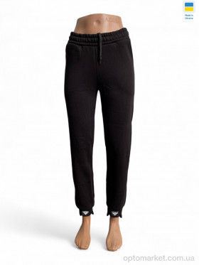 Купить Спортивні штаны жіночі 80022 чорний Sport style чорний