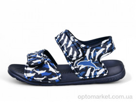 Купить Сандалі дитячі 8002B-2 Смайлик синій