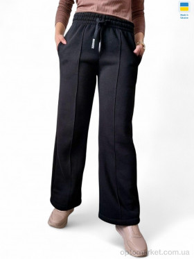 Купить Спортивні штаны жіночі 80048 чорний Sport style чорний