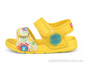 Купить Босоніжки дитячі 8005C-8 Смайлик жовтий