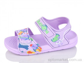 Купить Босоніжки дитячі 8007B-15 Смайлик фіолетовий