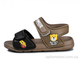 Купить Босоніжки дитячі 8009B-26 Смайлик коричневий
