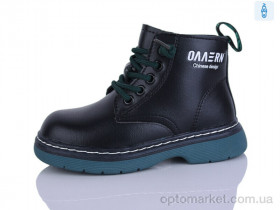 Купить Черевики дитячі 802 green KEWK чорний