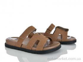 Купить Шльопанці жіночі 8060-15 Baijin коричневий