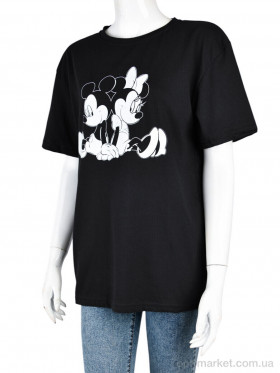 Купить Футболка жіночі 807Ж чорний Textile чорний