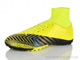 Купить Футбольне взуття чоловічі 80831 жовтий чулок (40-44) Soccer жовтий