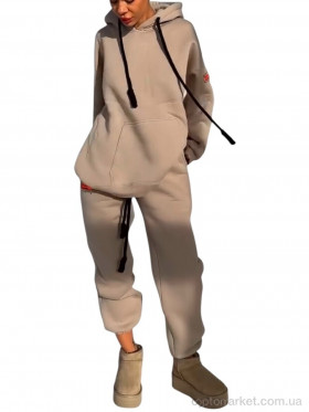 Купить Спортивний костюм жіночі 810 beige Aidin бежевий