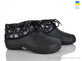 Купить Галоші жіночі 810 калоші сніжинка чорний Selena чорний