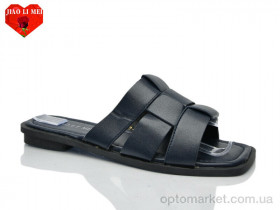 Купить Шльопанці жіночі 813-6 Jiao Li Mei синій