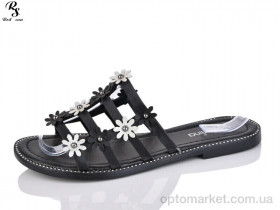 Купить Шльопанці жіночі 81489-3 Purlina чорний