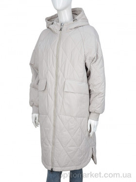 Купить Пальто жіночі 8162 beige Aixiaohua бежевий