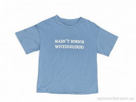 Купить Футболка дитячі 819 blue Duoduoxiaoxiang синій