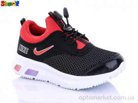 Купить Кросівки дитячі 83019 black-red 26-30 Nike чорний