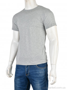 Купить Футболка чоловічі 843М l.grey Textile сірий