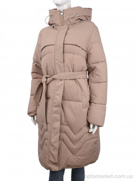 Купить Пальто жіночі 8806 beige (09076) JINGPINFUSHI бежевий