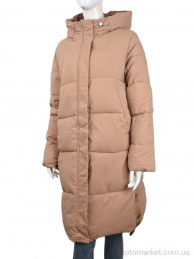 Купить Пальто жіночі 8810 beige (09079) JINGPINFUSHI бежевий