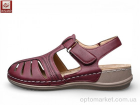 Купить Босоніжки жіночі 8881-11 WSMR бордовий