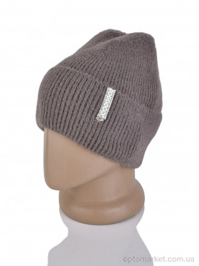 Купить Шапка жіночі 9-13 brown Королева коричневий